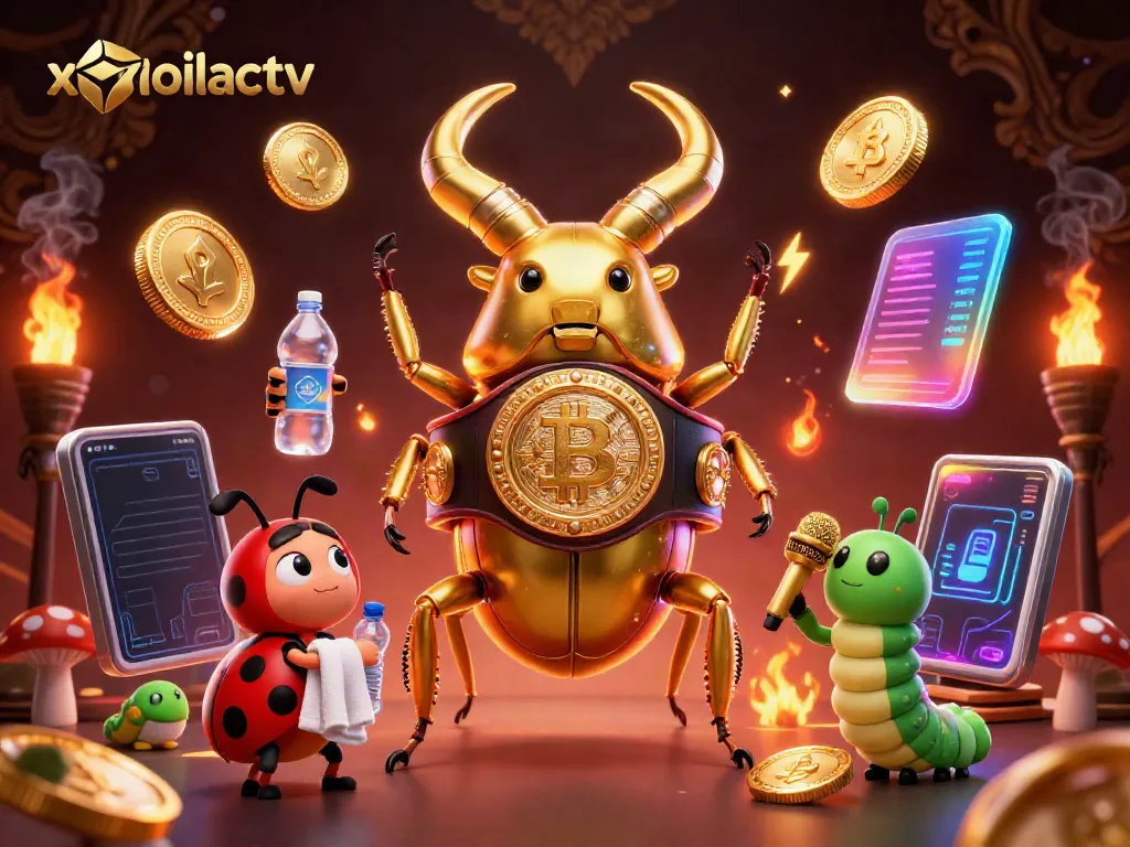 Experience dynamic sports betting action with xoilactv featuring colorful characters and vibrant cryptocurrency elements.